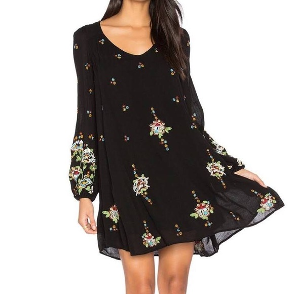 [Free People] Oxford Embroidered Mini Dress - Picture 5 of 8
